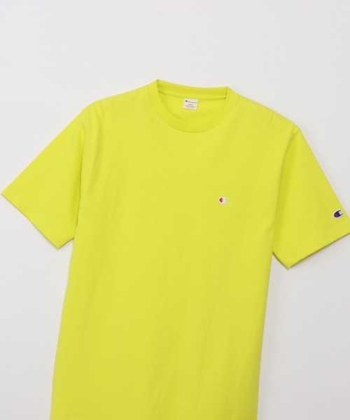 Champion(チャンピオン)の「【Champion/チャンピオン】メンズ メンズカジュアル ショートスリーブTシャツ(Tシャツ/カットソー・メンズ・ライトイエロー/ライトピンク/ライトオレンジ系・MEDIUM/X-LARGE/LARGE)」の16枚目の写真