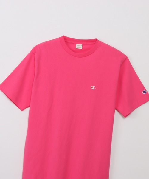 Champion(チャンピオン)の「【Champion/チャンピオン】メンズ メンズカジュアル ショートスリーブTシャツ(Tシャツ/カットソー・メンズ・ライトイエロー/ライトピンク/ライトオレンジ系・MEDIUM/X-LARGE/LARGE)」の19枚目の写真