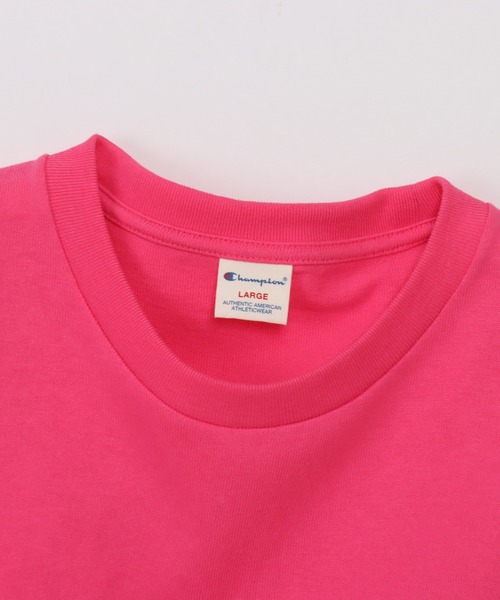 Champion(チャンピオン)の「【Champion/チャンピオン】メンズ メンズカジュアル ショートスリーブTシャツ(Tシャツ/カットソー・メンズ・ライトイエロー/ライトピンク/ライトオレンジ系・MEDIUM/X-LARGE/LARGE)」の20枚目の写真