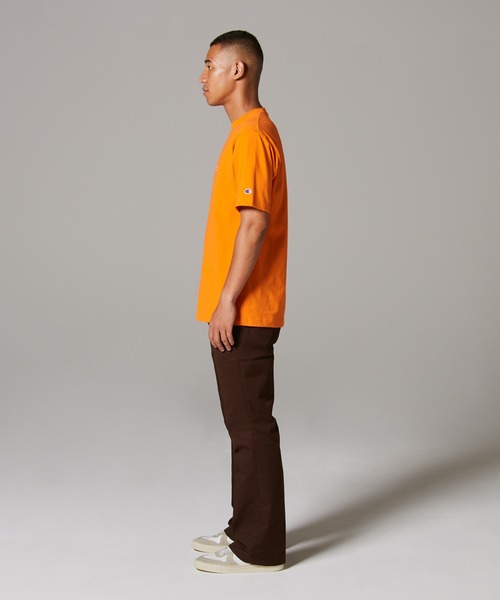 Champion(チャンピオン)の「【Champion/チャンピオン】メンズ メンズカジュアル ショートスリーブTシャツ(Tシャツ/カットソー・メンズ・ライトイエロー/ライトピンク/ライトオレンジ系・MEDIUM/X-LARGE/LARGE)」の9枚目の写真