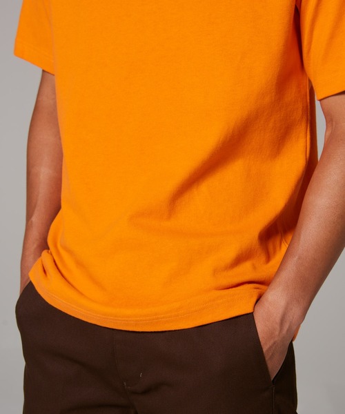 Champion(チャンピオン)の「【Champion/チャンピオン】メンズ メンズカジュアル ショートスリーブTシャツ(Tシャツ/カットソー・メンズ・ライトイエロー/ライトピンク/ライトオレンジ系・MEDIUM/X-LARGE/LARGE)」の6枚目の写真