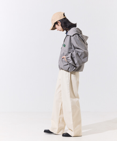 FREAK'S STORE（フリークスストア）の「Foxfire × FREAK'S STORE/フォックスファイヤー 別注 Zip Hoody/ フード付き ジップパーカー（ブルゾン・レディース・グレー/グリーン/ベージュ・ﾌﾘ-）」の7枚目の写真