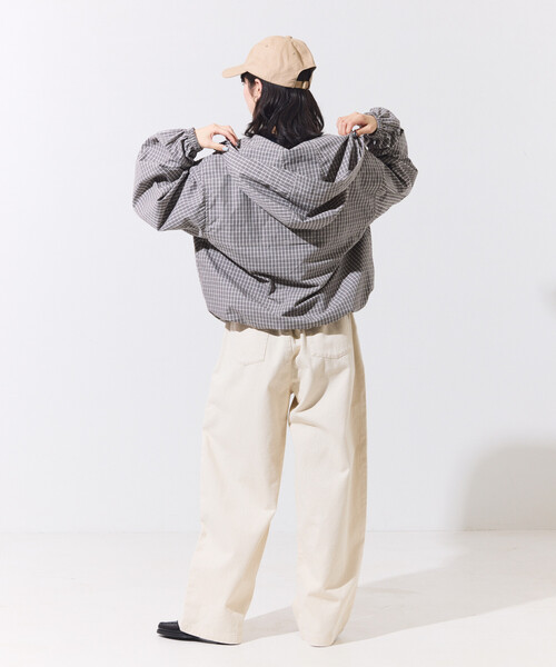 FREAK'S STORE（フリークスストア）の「Foxfire × FREAK'S STORE/フォックスファイヤー 別注 Zip Hoody/ フード付き ジップパーカー（ブルゾン・レディース・グレー/グリーン/ベージュ・ﾌﾘ-）」の8枚目の写真