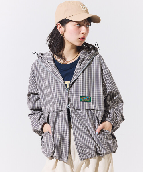 FREAK'S STORE（フリークスストア）の「Foxfire × FREAK'S STORE/フォックスファイヤー 別注 Zip Hoody/ フード付き ジップパーカー（ブルゾン・レディース・グレー/グリーン/ベージュ・ﾌﾘ-）」の16枚目の写真