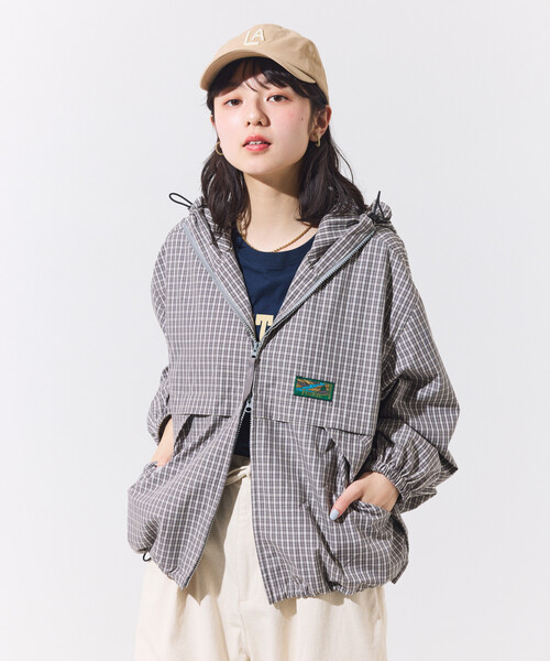 FREAK'S STORE（フリークスストア）の「Foxfire × FREAK'S STORE/フォックスファイヤー 別注 Zip Hoody/ フード付き ジップパーカー（ブルゾン・レディース・グレー/グリーン/ベージュ・ﾌﾘ-）」の18枚目の写真