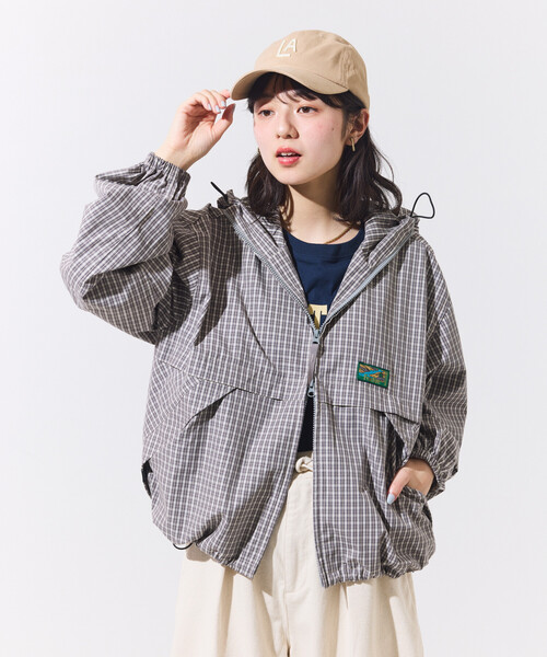 FREAK'S STORE（フリークスストア）の「Foxfire × FREAK'S STORE/フォックスファイヤー 別注 Zip Hoody/ フード付き ジップパーカー（ブルゾン・レディース・グレー/グリーン/ベージュ・ﾌﾘ-）」の19枚目の写真