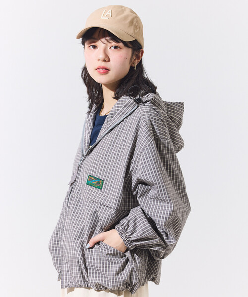 FREAK'S STORE（フリークスストア）の「Foxfire × FREAK'S STORE/フォックスファイヤー 別注 Zip Hoody/ フード付き ジップパーカー（ブルゾン・レディース・グレー/グリーン/ベージュ・ﾌﾘ-）」の20枚目の写真