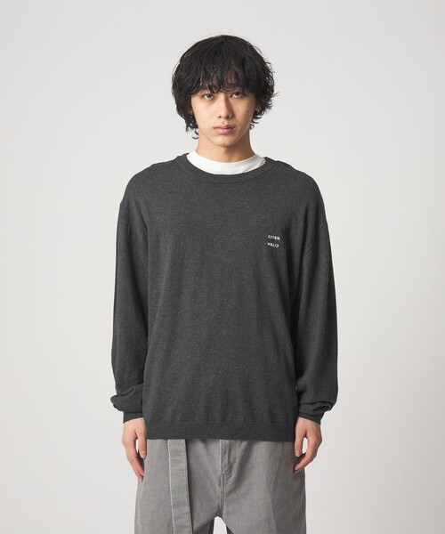 CITEN（シテン）の「＜CITEN＞コットンカシミヤニットプルオーバー（ニット/セーター・メンズ・ネイビー/ダークグレー/ライトピンク・M/L）」の20枚目の写真