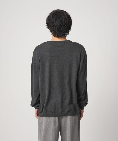 CITEN（シテン）の「＜CITEN＞コットンカシミヤニットプルオーバー（ニット/セーター・メンズ・ネイビー/ダークグレー/ライトピンク・M/L）」の22枚目の写真