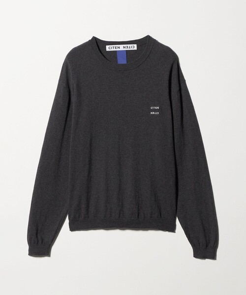 CITEN（シテン）の「＜CITEN＞コットンカシミヤニットプルオーバー（ニット/セーター・メンズ・ネイビー/ダークグレー/ライトピンク・M/L）」の6枚目の写真