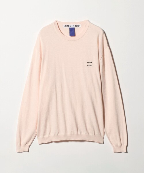CITEN（シテン）の「＜CITEN＞コットンカシミヤニットプルオーバー（ニット/セーター・メンズ・ネイビー/ダークグレー/ライトピンク・M/L）」の10枚目の写真