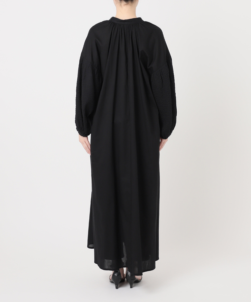 B.C STOCK（ベーセーストック）の「手洗い可 / ピンタックスリーブワンピース（ワンピース・レディース・ブラック/ホワイト/レッド・SMALL/MEDIUM）」の19枚目の写真