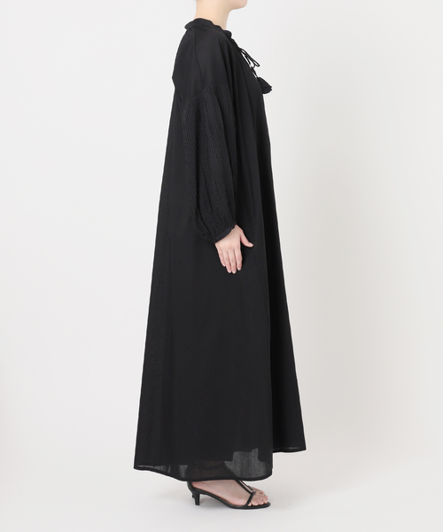 B.C STOCK（ベーセーストック）の「手洗い可 / ピンタックスリーブワンピース（ワンピース・レディース・ブラック/ホワイト/レッド・SMALL/MEDIUM）」の20枚目の写真