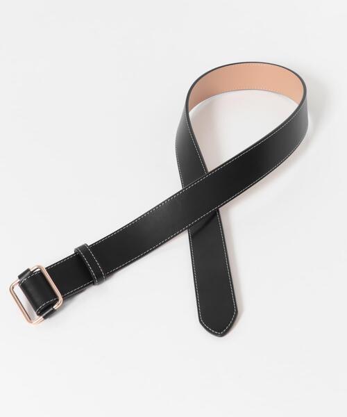 URBAN RESEARCH DOORS（アーバンリサーチドアーズ）の「ステッチベルト（ベルト・レディース・ブラック/ブラウン・ONE）」の4枚目の写真