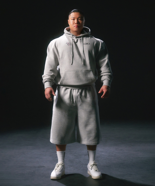 BORN TO WIN（ボーントゥウィン）の「SQUID GAME CHARACTER HOODIE [MELANGE GREY]（パーカー・メンズ・その他・1/2）」の3枚目の写真