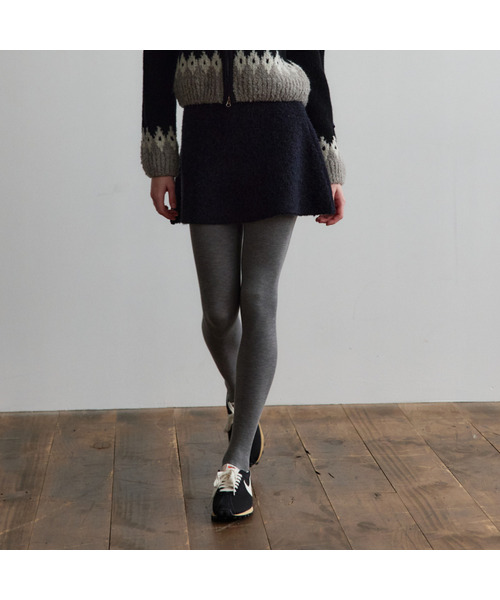 MAGNET ARCHIVE(マグネット アーカイブ)の「Poki Boucle Knit Skirt (Navy)(スカート・レディース・ネイビー・FREE)」の1枚目の写真