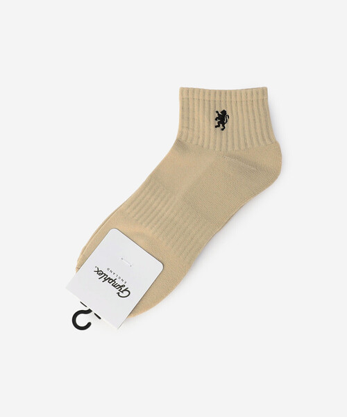 GYMPHLEX（ジムフレックス）の「Gymphlex | ショート クルーソックス WOMEN（ソックス/靴下・レディース・ブラック/アイボリー/ブラウン系その他2/ベージュ・WOMENS）」の3枚目の写真