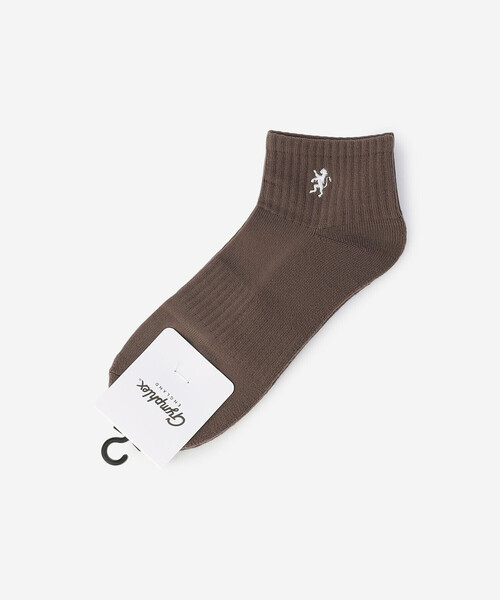 GYMPHLEX（ジムフレックス）の「Gymphlex | ショート クルーソックス WOMEN（ソックス/靴下・レディース・ブラック/アイボリー/ブラウン系その他2/ベージュ・WOMENS）」の2枚目の写真