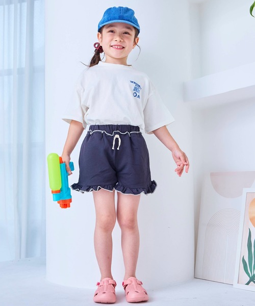 Life Support Products（ライフサポートプロダクツ）の「フリルカットショートパンツ（その他パンツ・キッズ・オレンジ/ブルー/ピンク/チャコール/ライトグリーン/モカ・110/80/90/120/95/100/130/140/150）」の14枚目の写真