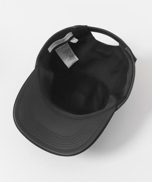 KIJIMA TAKAYUKI(キジマ タカユキ)の「KIJIMA TAKAYUKI DUCK&GOAT SKIN JET CAP(キャップ・メンズ・ブラック・2)」の4枚目の写真