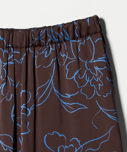 UNITED ARROWS(ユナイテッドアローズ)の「アブストラクトフラワー パンツ ‐ウォッシャブル‐(その他パンツ・レディース・オフホワイト/ダークブラウン・38/36)」の11枚目の写真