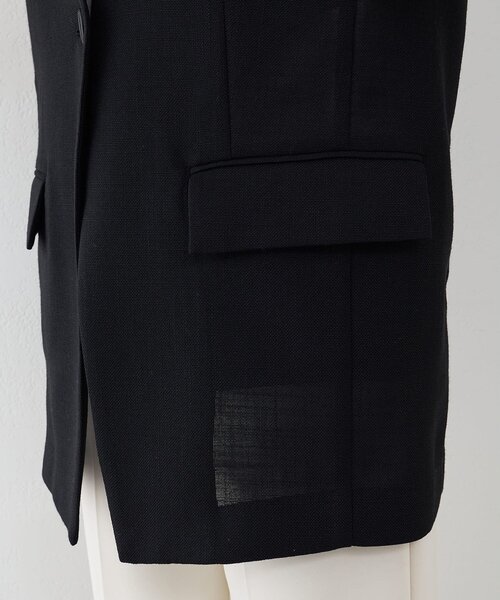 Whim Gazette（ウィムガゼット）の「リネンライクジレ（ベスト・レディース・ブラック/ベージュ・FREE）」の10枚目の写真