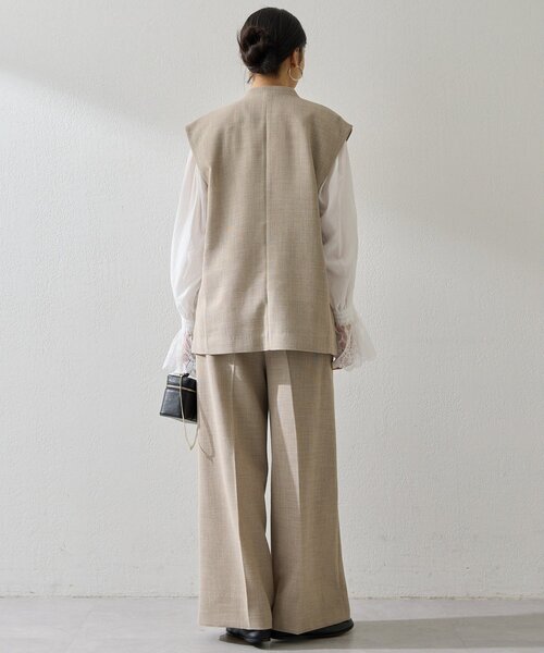 Whim Gazette（ウィムガゼット）の「リネンライクジレ（ベスト・レディース・ブラック/ベージュ・FREE）」の22枚目の写真