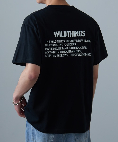 WILD THINGS(ワイルドシングス)の「【WILD THINGS】≪別注≫ステンシルバックプリントTee(Tシャツ/カットソー・メンズ・ホワイト/ブラック・L/XL/M)」の20枚目の写真
