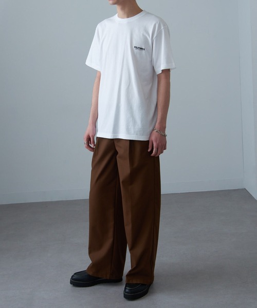 WILD THINGS(ワイルドシングス)の「【WILD THINGS】≪別注≫ステンシルバックプリントTee(Tシャツ/カットソー・メンズ・ホワイト/ブラック・L/XL/M)」の16枚目の写真