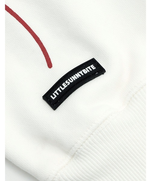 Little sunny bite（リトルサニーバイト）の「【8】【it】【Little sunny bite】short ribbon sweat hoodie（パーカー・レディース・ブラック/ピンク/ホワイト・MEDIUM/SMALL）」の11枚目の写真
