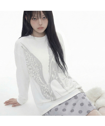 [ユニセックス]HALO ロングスリーブTシャツ_ホワイト