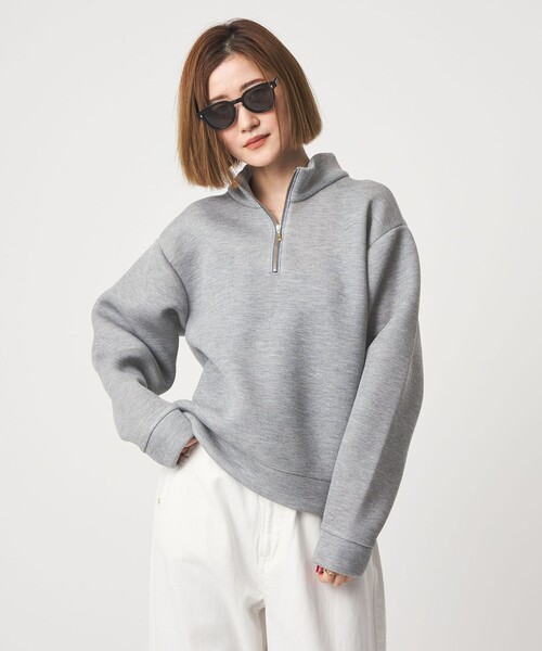 conte＞ ハーフジップ プルオーバー（スウェット）｜conte（コンテ）の