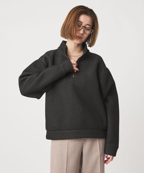 conte＞ ハーフジップ プルオーバー（スウェット）｜conte（コンテ）の