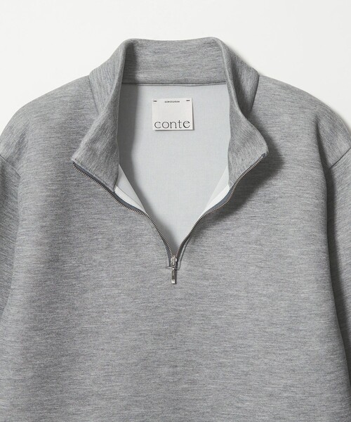 conte＞ ハーフジップ プルオーバー（スウェット）｜conte（コンテ）の