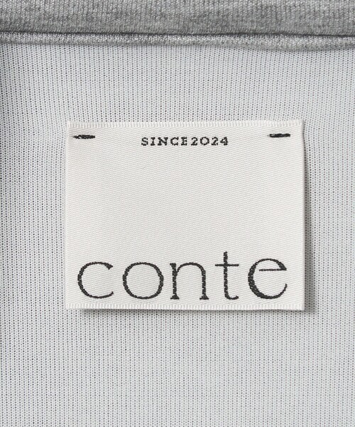 conte＞ ハーフジップ プルオーバー（スウェット）｜conte（コンテ）の