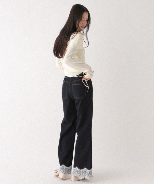 Heather(ヘザー)の「ツイストオフショルカットソー 655823(Tシャツ/カットソー・レディース・アイボリー/グレー/ブラック・FREE)」の10枚目の写真