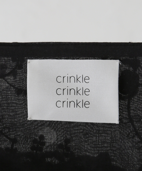 Spick & Span（スピックアンドスパン）の「《追加》crinkle crinkle crinkle 別注3D embroidery dot camisole*（キャミソール・レディース・ブラック・FREE）」の13枚目の写真