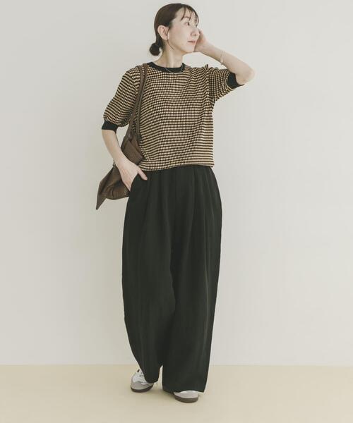 ITEMS URBANRESEARCH（アイテムズ アーバンリサーチ）の「ポコポコニットプルオーバー（ニット/セーター・レディース・ブラウン系その他/アイボリー/ベージュ系その他・FREE）」の9枚目の写真