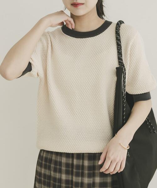 ITEMS URBANRESEARCH（アイテムズ アーバンリサーチ）の「ポコポコニットプルオーバー（ニット/セーター・レディース・ブラウン系その他/アイボリー/ベージュ系その他・FREE）」の13枚目の写真