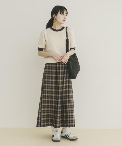 ITEMS URBANRESEARCH（アイテムズ アーバンリサーチ）の「ポコポコニットプルオーバー（ニット/セーター・レディース・ブラウン系その他/アイボリー/ベージュ系その他・FREE）」の16枚目の写真