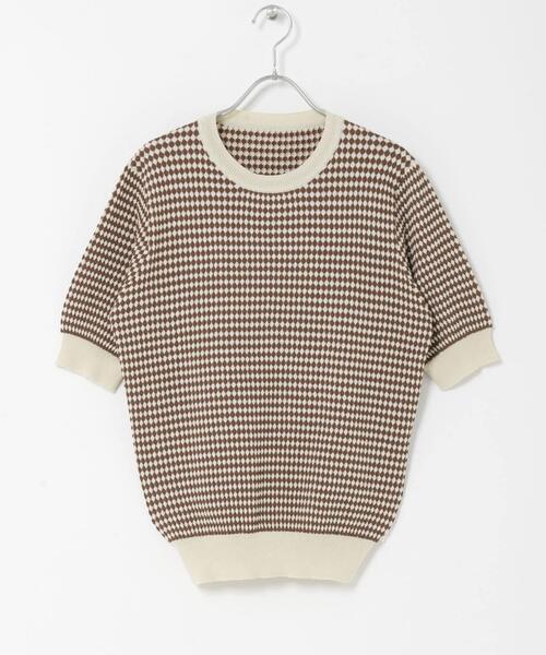 ITEMS URBANRESEARCH（アイテムズ アーバンリサーチ）の「ポコポコニットプルオーバー（ニット/セーター・レディース・ブラウン系その他/アイボリー/ベージュ系その他・FREE）」の4枚目の写真