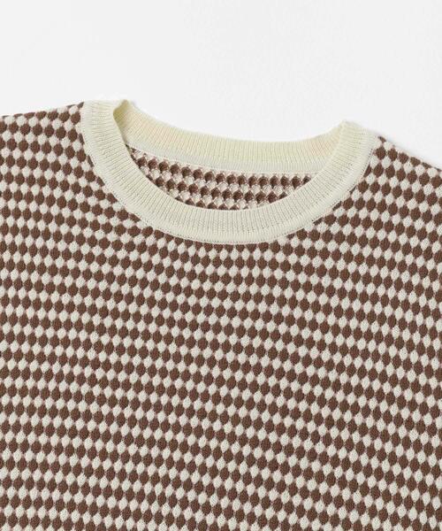 ITEMS URBANRESEARCH（アイテムズ アーバンリサーチ）の「ポコポコニットプルオーバー（ニット/セーター・レディース・ブラウン系その他/アイボリー/ベージュ系その他・FREE）」の5枚目の写真