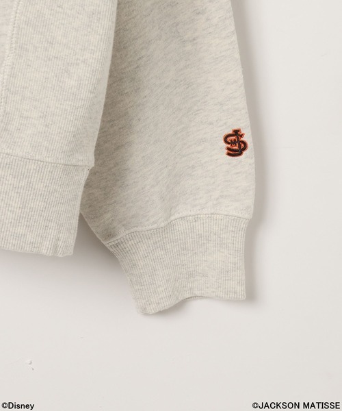 JACKSON MATISSE（ジャクソンマティス）の「【JACKSON MATISSE/BAYFLOW】「ミッキーマウス」グラフィックスウェット（スウェット・レディース・チャコール/オフホワイト/グレー・FREE）」の7枚目の写真