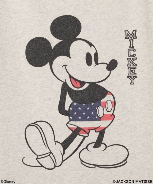 JACKSON MATISSE（ジャクソンマティス）の「【JACKSON MATISSE/BAYFLOW】「ミッキーマウス」グラフィックスウェット（スウェット・レディース・チャコール/オフホワイト/グレー・FREE）」の11枚目の写真