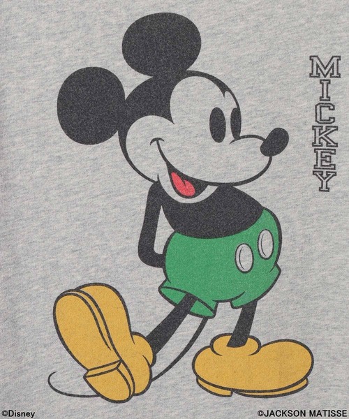 JACKSON MATISSE（ジャクソンマティス）の「【JACKSON MATISSE/BAYFLOW】「ミッキーマウス」グラフィックスウェット（スウェット・レディース・チャコール/オフホワイト/グレー・FREE）」の13枚目の写真