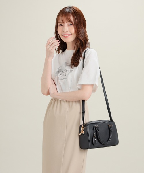 GLACIER lusso(グラシアルッソ)の「【美冷・接触冷感・速乾ドライ・UVカット】ハクプリントTシャツ(Tシャツ/カットソー・レディース・グレイッシュブルー/グレイッシュベージュ/アイボリー/スミクロ・S/M/LL/L)」の9枚目の写真