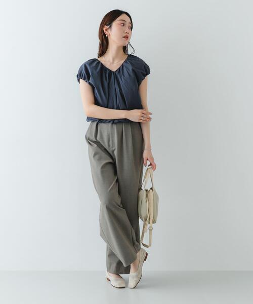 RODE SKO（ロデスコ）の「『MADE IN JAPAN』 スクエアメッシュフラットシューズ（バレエシューズ・レディース・ベージュ/ブラック/アイボリー・36/38/37）」の10枚目の写真