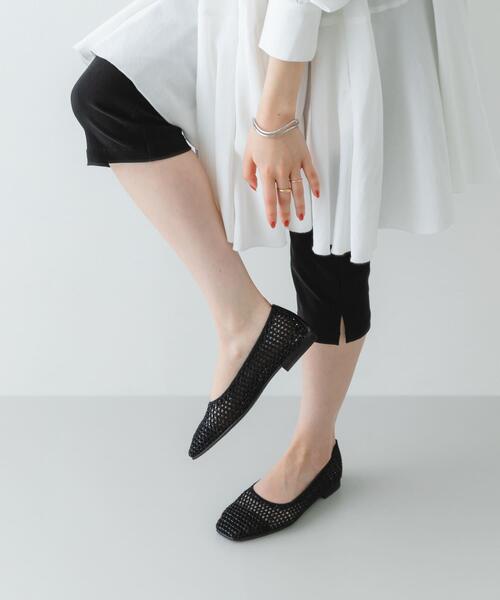 RODE SKO（ロデスコ）の「『MADE IN JAPAN』 スクエアメッシュフラットシューズ（バレエシューズ・レディース・ベージュ/ブラック/アイボリー・36/38/37）」の22枚目の写真
