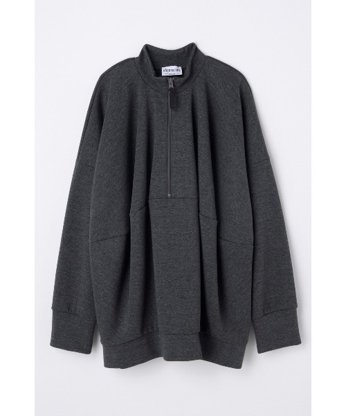 nagonstans(ナゴンスタンス)の「form pullover(Tシャツ/カットソー・レディース・キナリ/チャコールグレー・MEDIUM)」の2枚目の写真