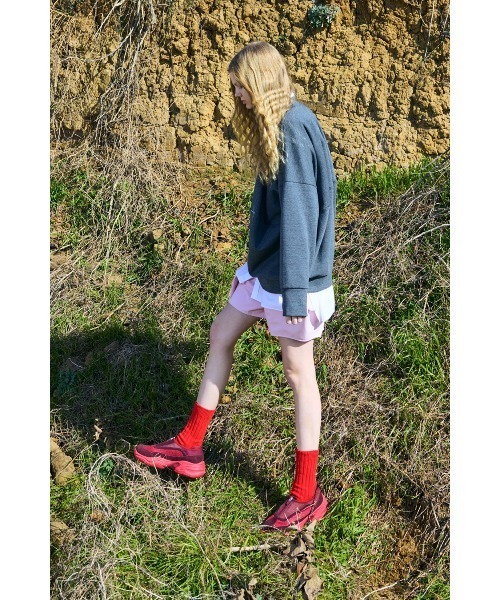 nagonstans(ナゴンスタンス)の「form pullover(Tシャツ/カットソー・レディース・キナリ/チャコールグレー・MEDIUM)」の5枚目の写真